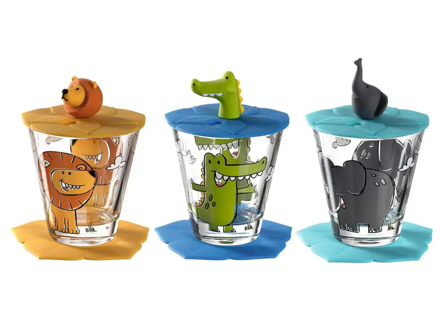 Alltron Trinkglas Für Kinder Bambini Junge-Set, 3 Stück Transparent | Schubiger Möbel