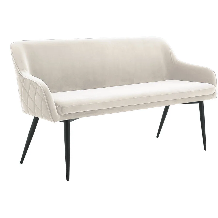 Bank Amy creme Stoff B 160 T 61 cm