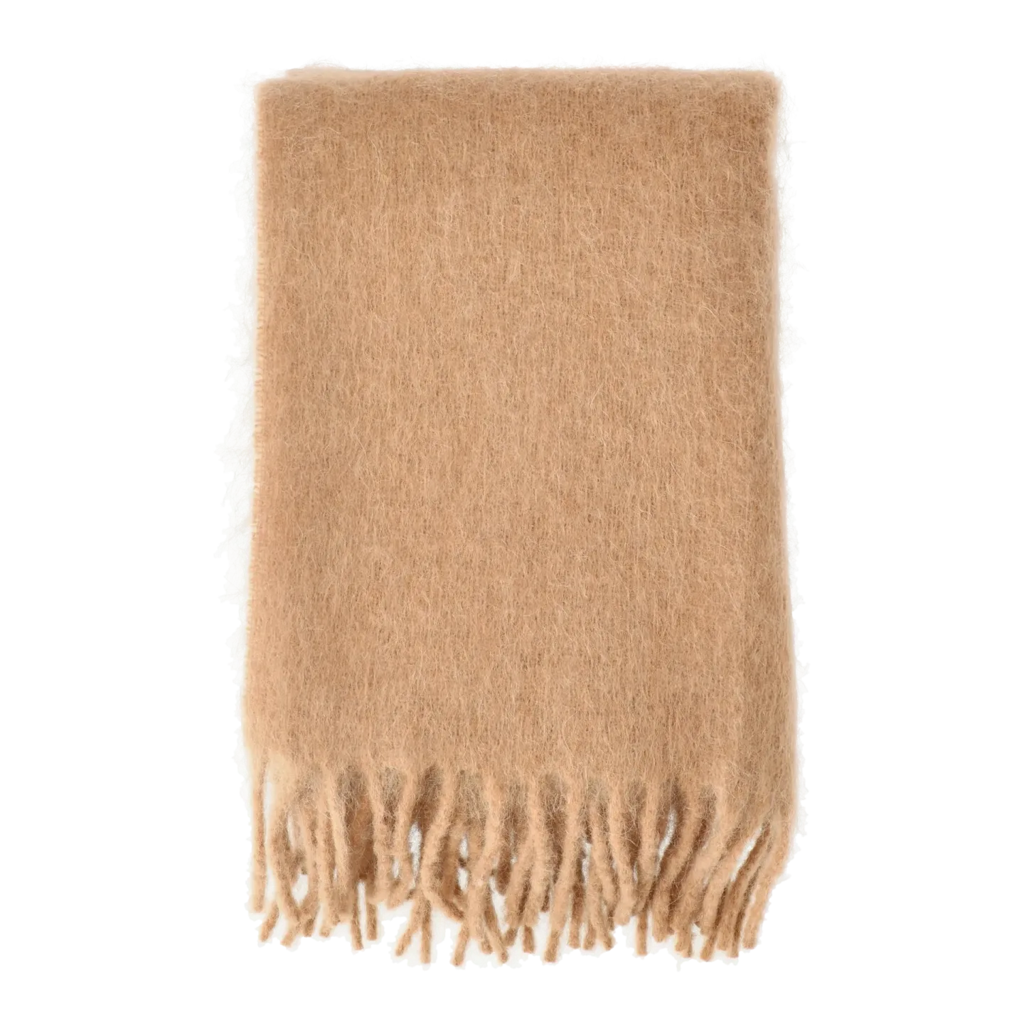 Scandi Living Dune Mohair Decke 130x170 cm Wheat