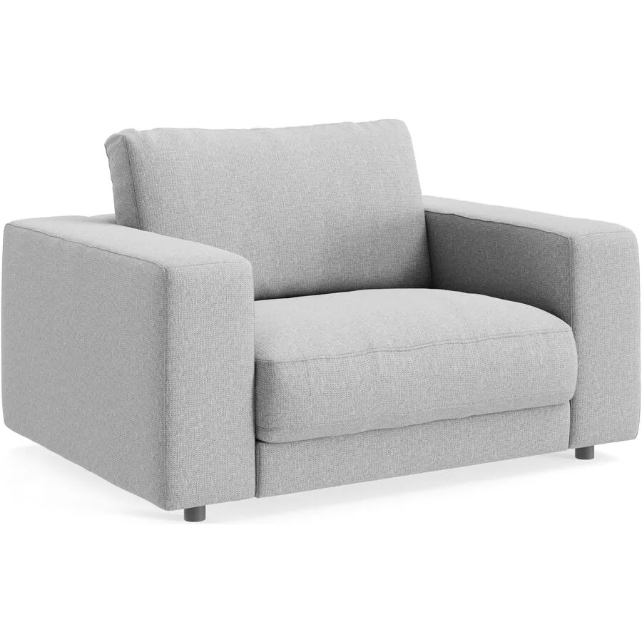 Sessel Ava silver Bezug: 100% Polyester B 140 T 107 H 86 cm - Möbel Konfigurator: Traummöbel individuell zusammenstellen