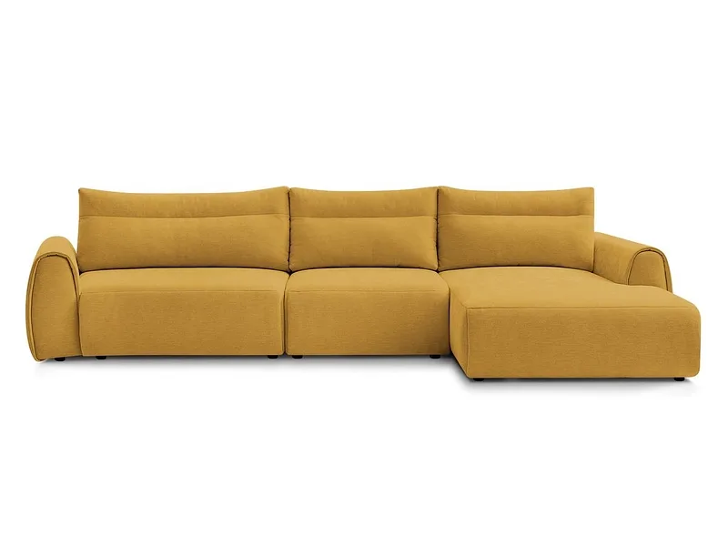 Ecksofa BOBOCHIC ADEN Stoff gelb