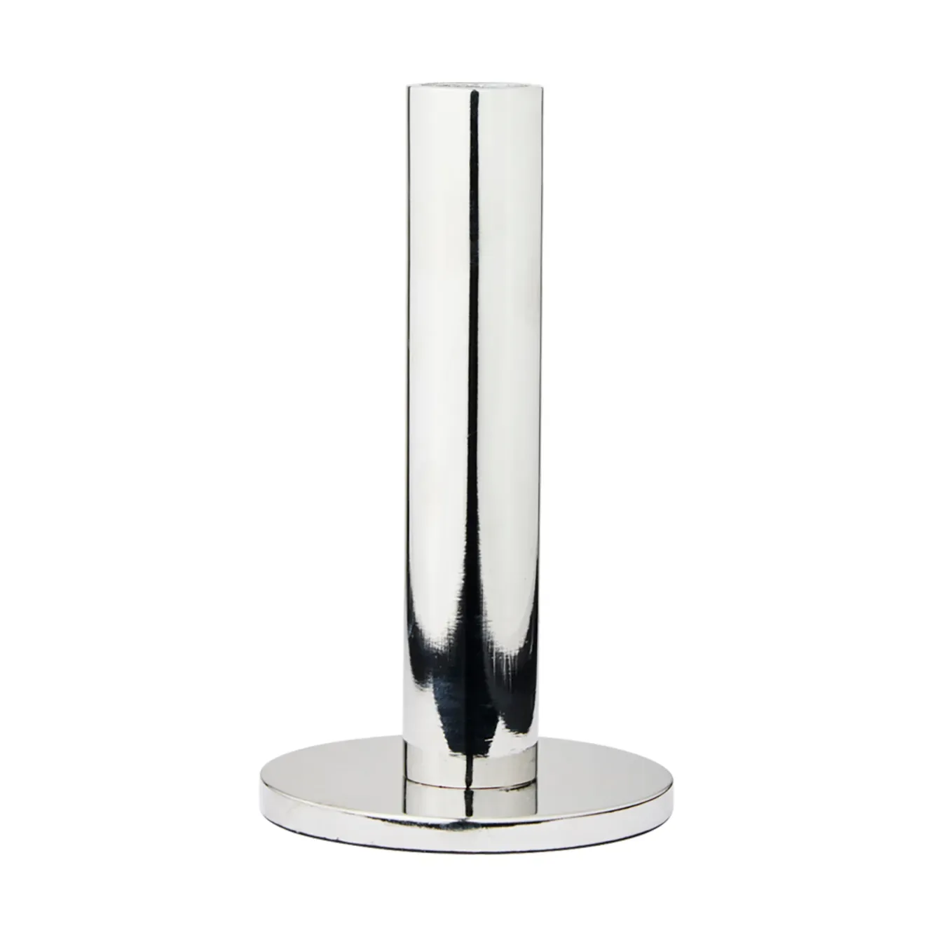 Broste Copenhagen Maro Kerzenhalter Silver Finish, 14 cm