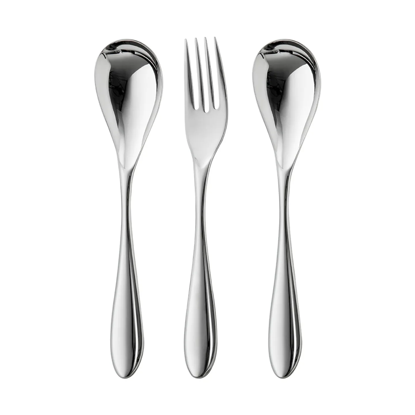 Robert Welch Bourton Bright serveringsbestick 3 delar Rostfritt stål