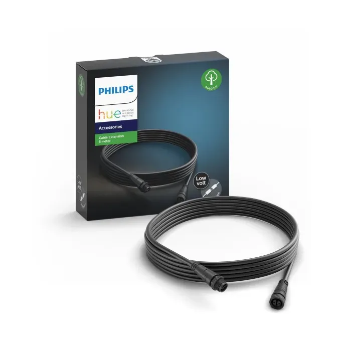 Philips Hue Hue Außen Verlängerungskabel 5 m Schwarz