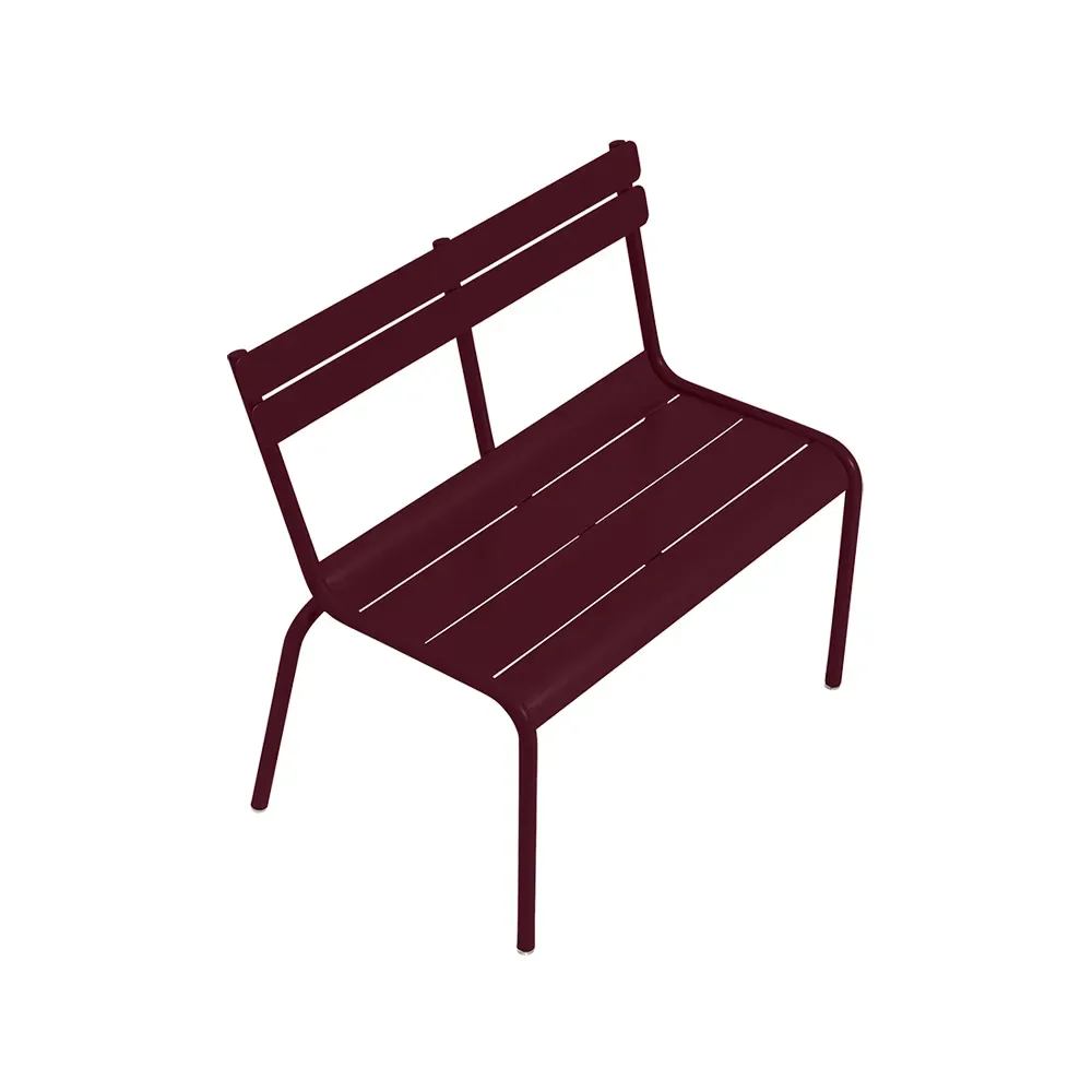 Fermob Luxembourg Kid Bench Black cherry (vinröd)