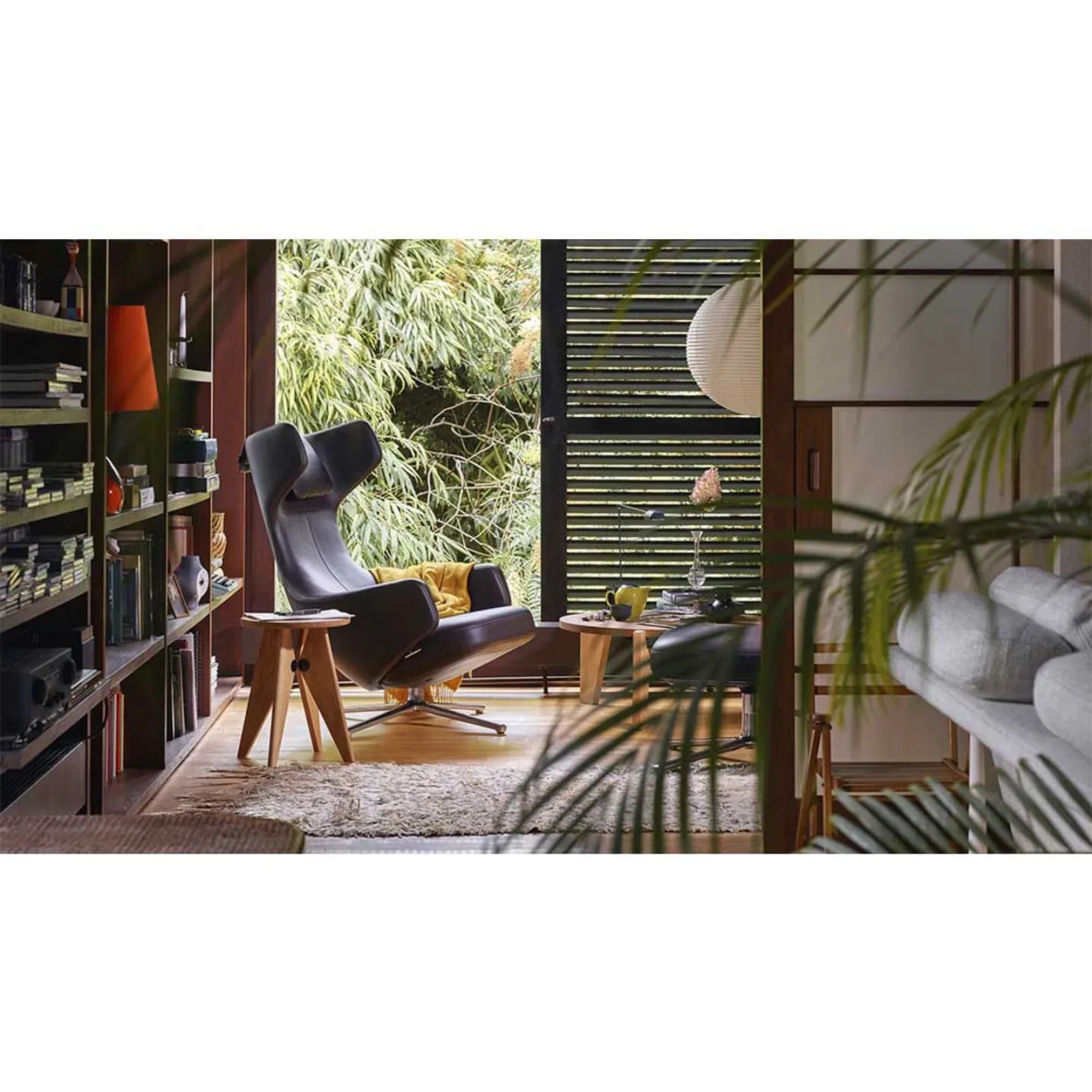Akari 55A Taklampa - Vitra - Vardagsrum - Papper / papp