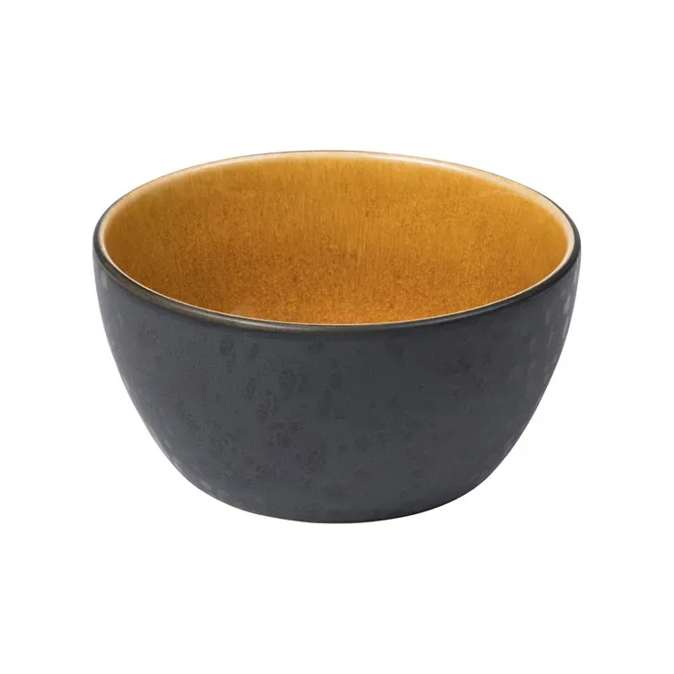 Bitz Bitz skål Ø 12 cm svart Svart-amber