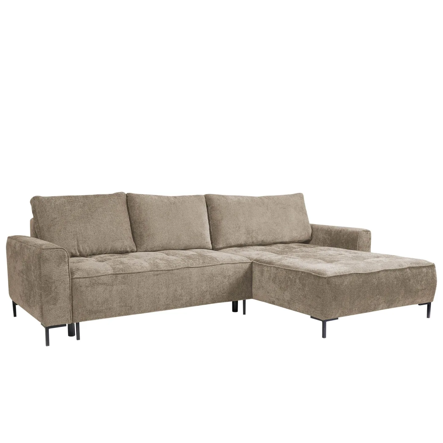 Morvian 3-sits Bäddsoffa med divan - brun