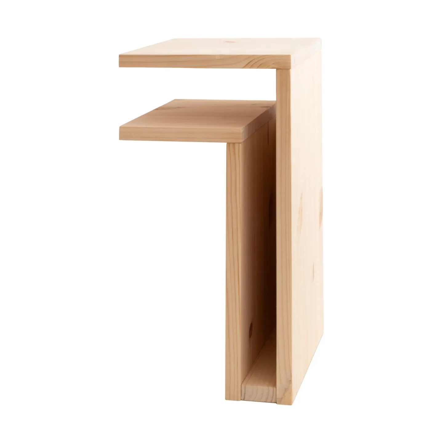 Maze F-shelf Play DIY vägghylla Pine, left
