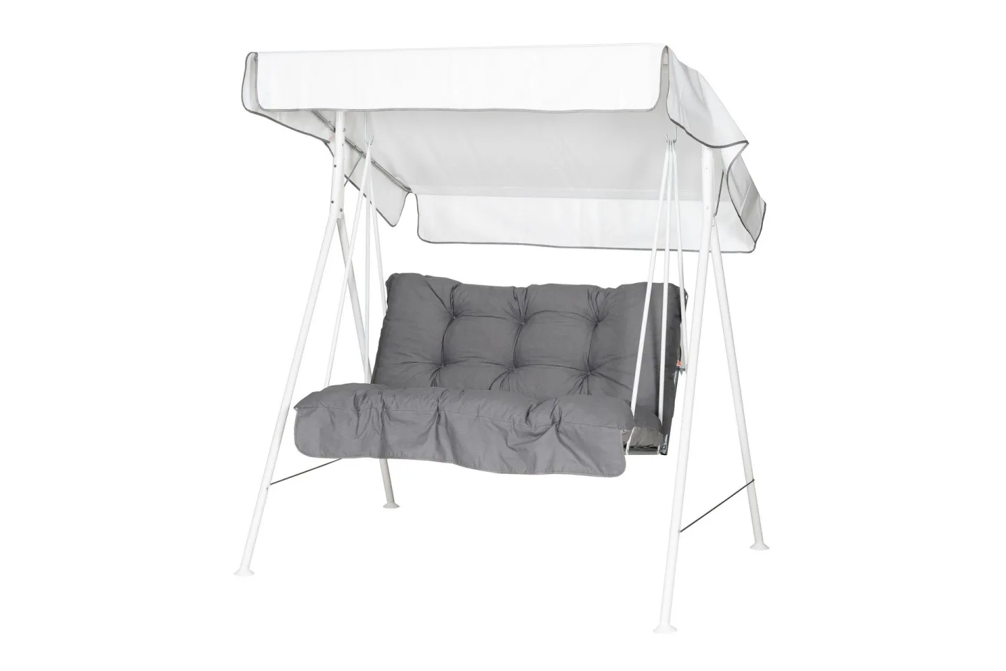 Tritante Komplett Hammock 130 cm - Vit/Grå