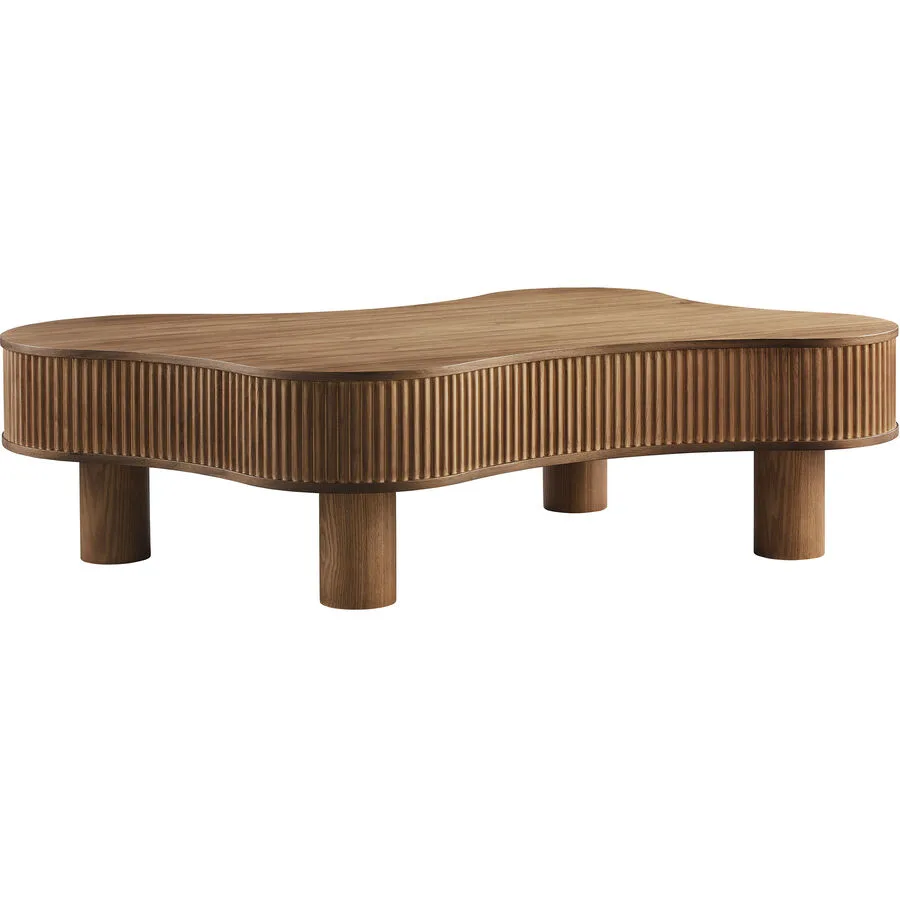 Salontisch Miova Walnuss MDF B 116 T 77 cm