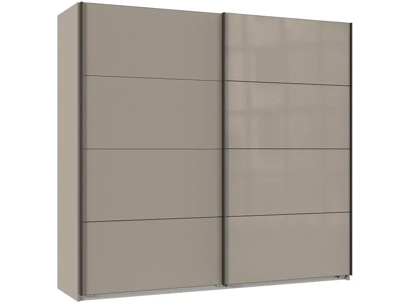 Schwebetürenschrank MIDNIGHT beige 2 Türen