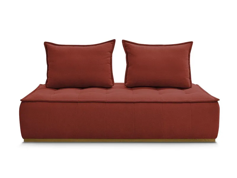 Modulare Sessel für Sofa BOBOCHIC ELISA Stoff mit Textur orange