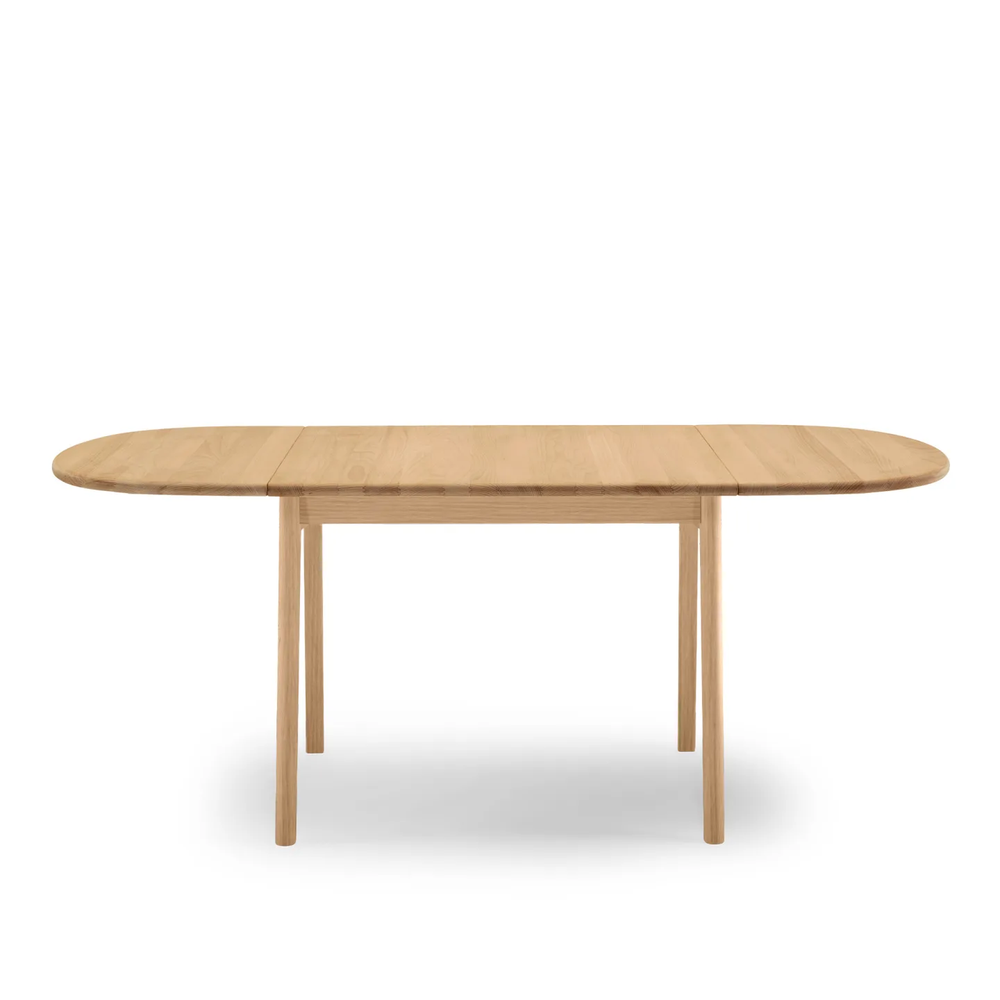 Carl Hansen - CH002, Oljad Ek (Inkl. 2 st påhängsskivor) - Matbord - Hans J. Wegner - Träfärgad - Trä