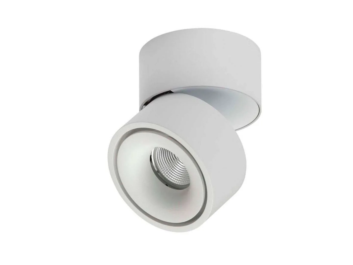 Easy W100 LED-Spot, 2700K, 10,5 cm, weiß - Antidark - Wohnzimmer - Aluminium