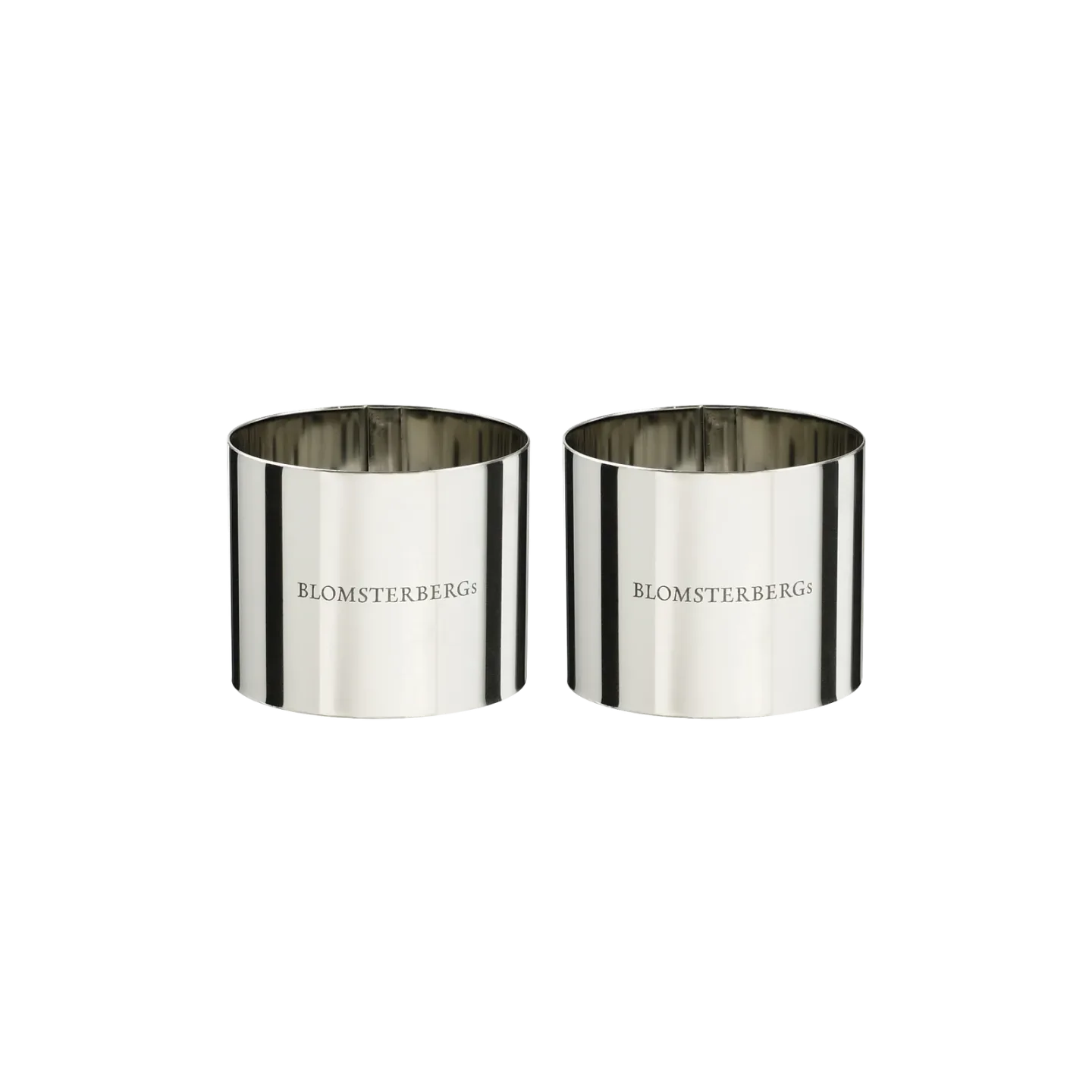 Blomsterbergs Tortenring 2er-Pack Ø6 cm Edelstahl