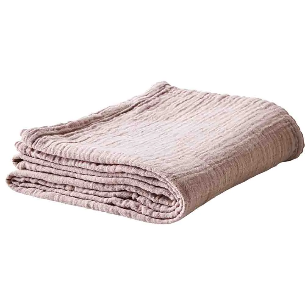 Bordsduk Bomull Rosa 220 x 140 cm