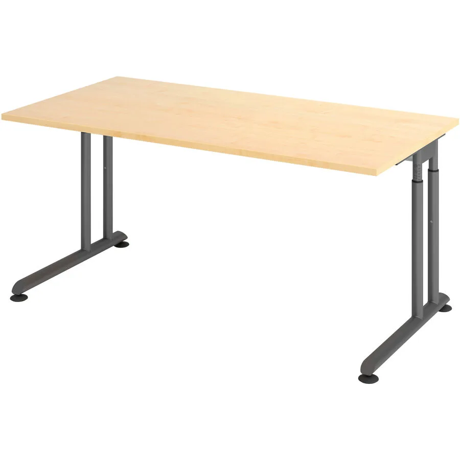 Schreibtisch Office Ahorn Holzwerkstoff B 160 T 80 cm