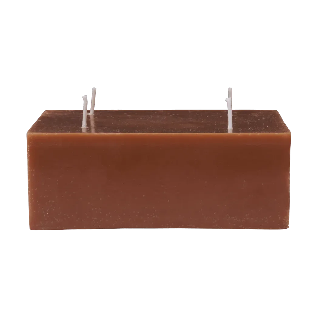 Ferm Living Burren blockljus large Bronze