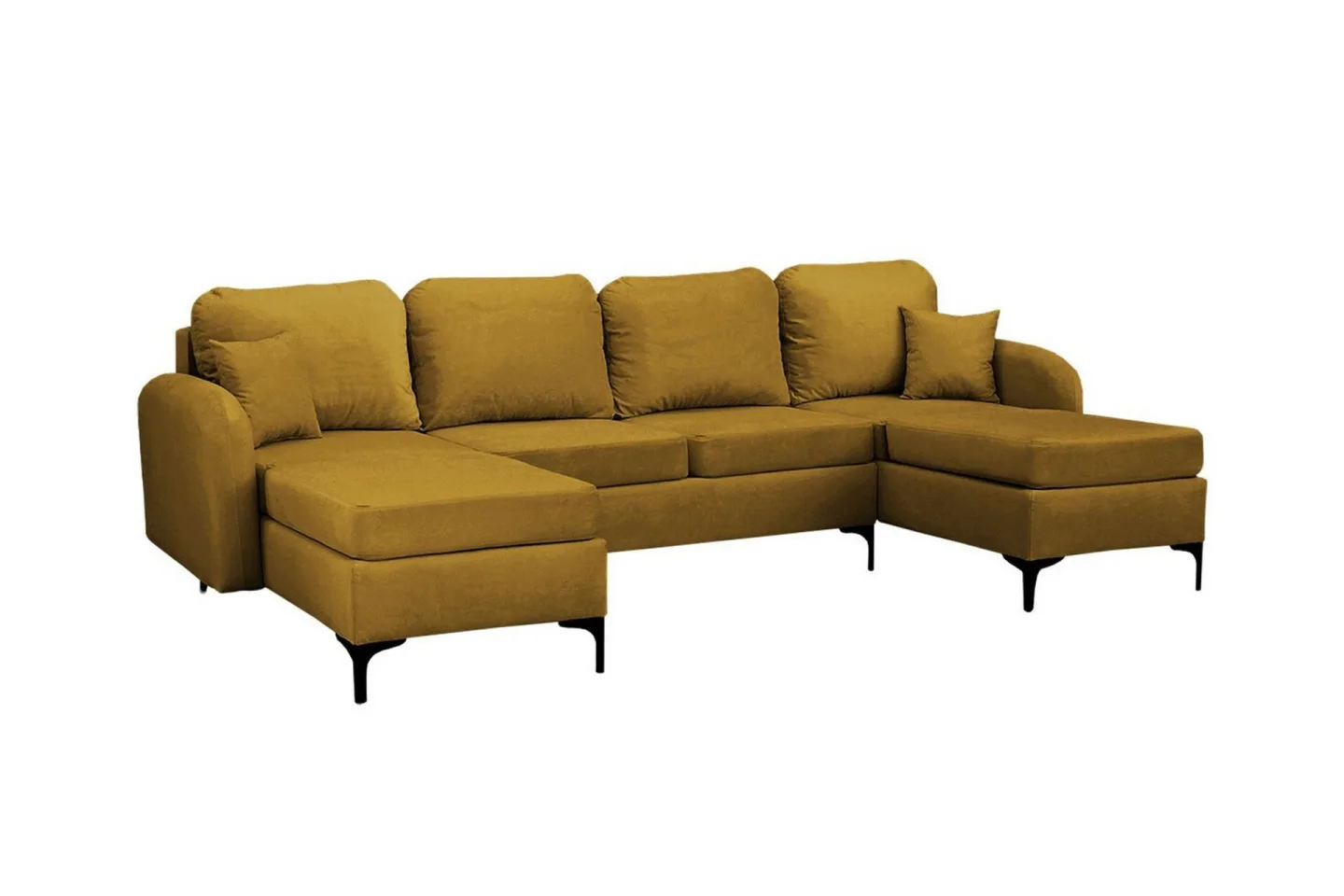 Knocklong 4-sits Hörnbäddsoffa Yellow-Green -
