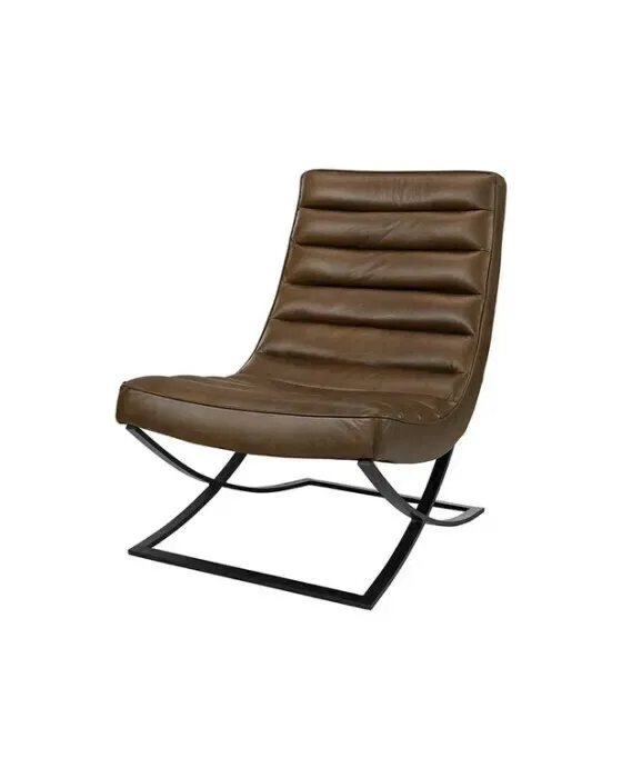 Brooks Læder lænestol chocolate brown