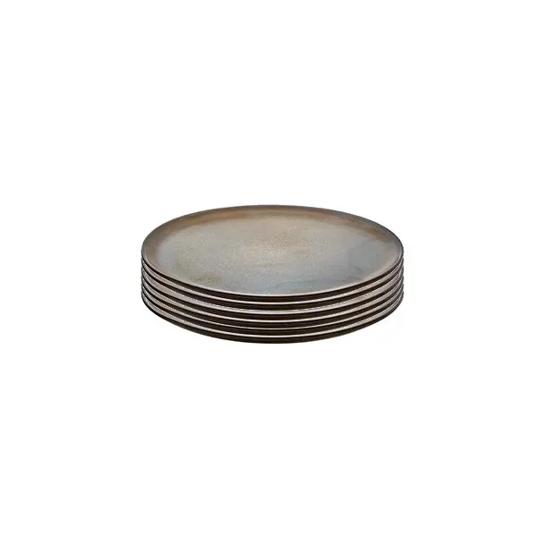Aida Raw Dessertteller Ø20 cm 6er-Pack Brown