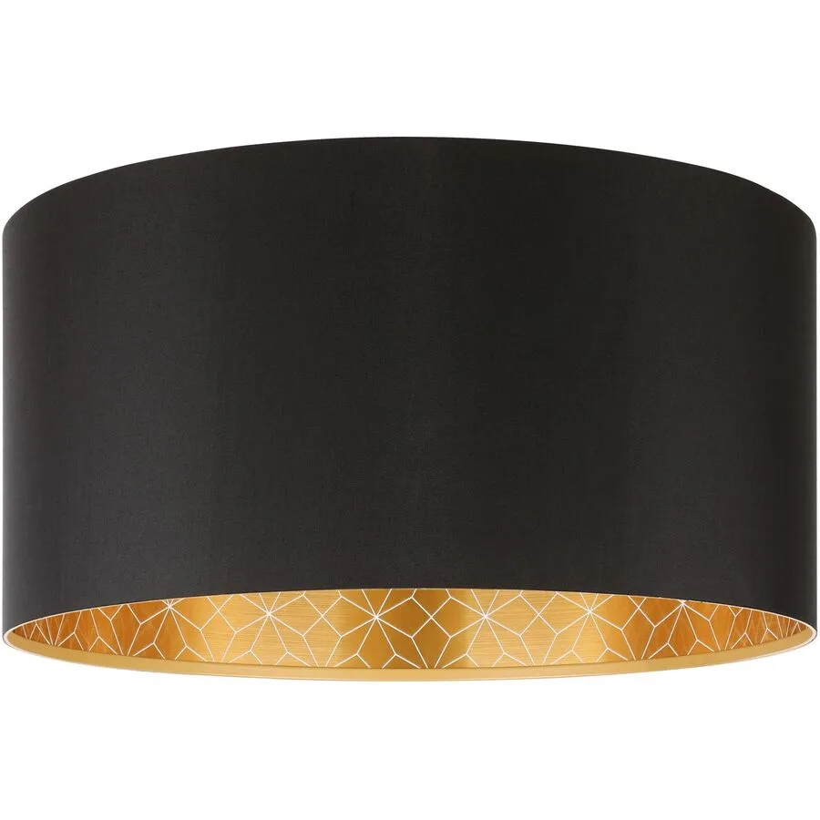 Eglo Deckenlampe Zaragoza Schwarz Stahl B 47.5 cm