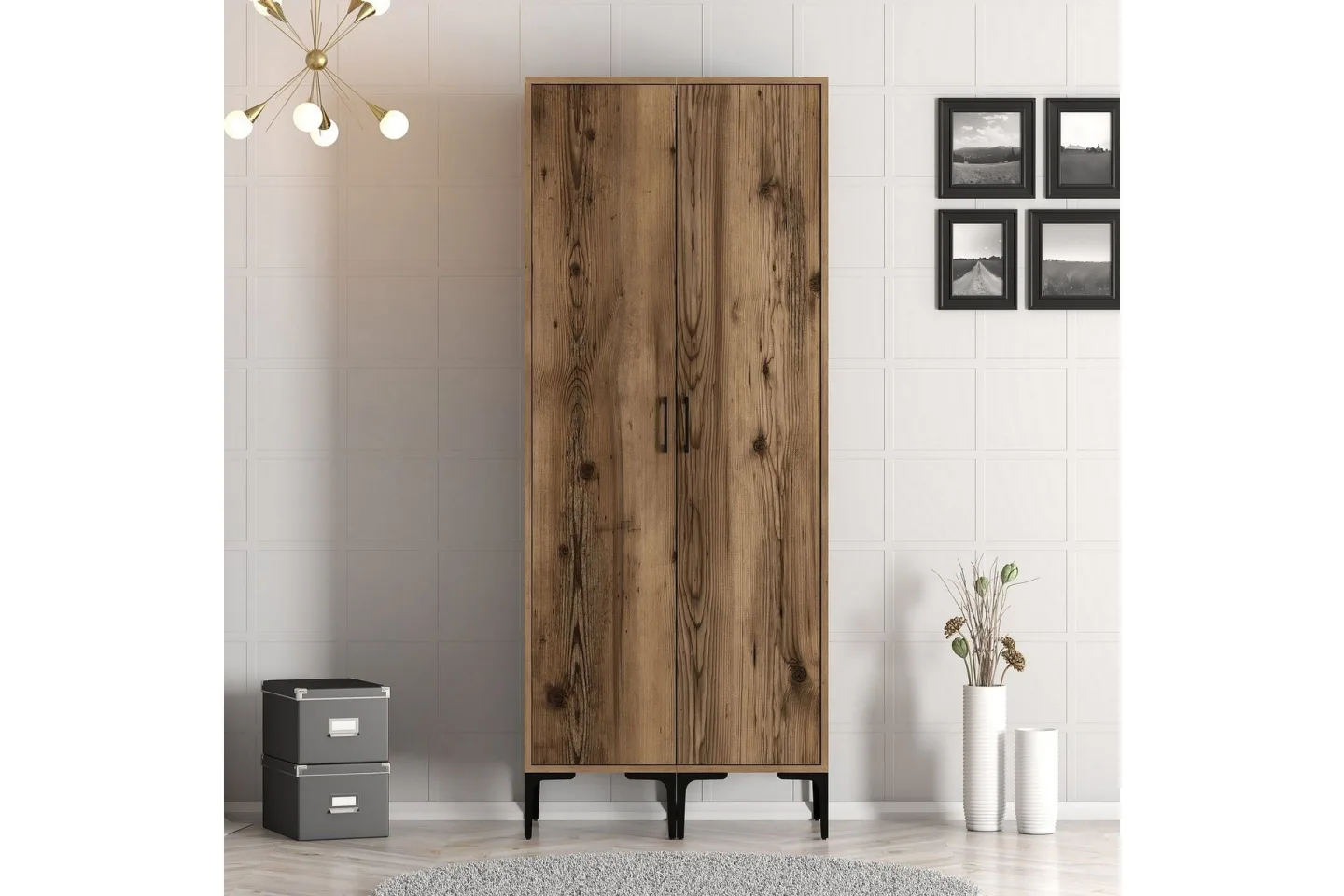 Kumsal Garderob 80 cm - Valnöt
