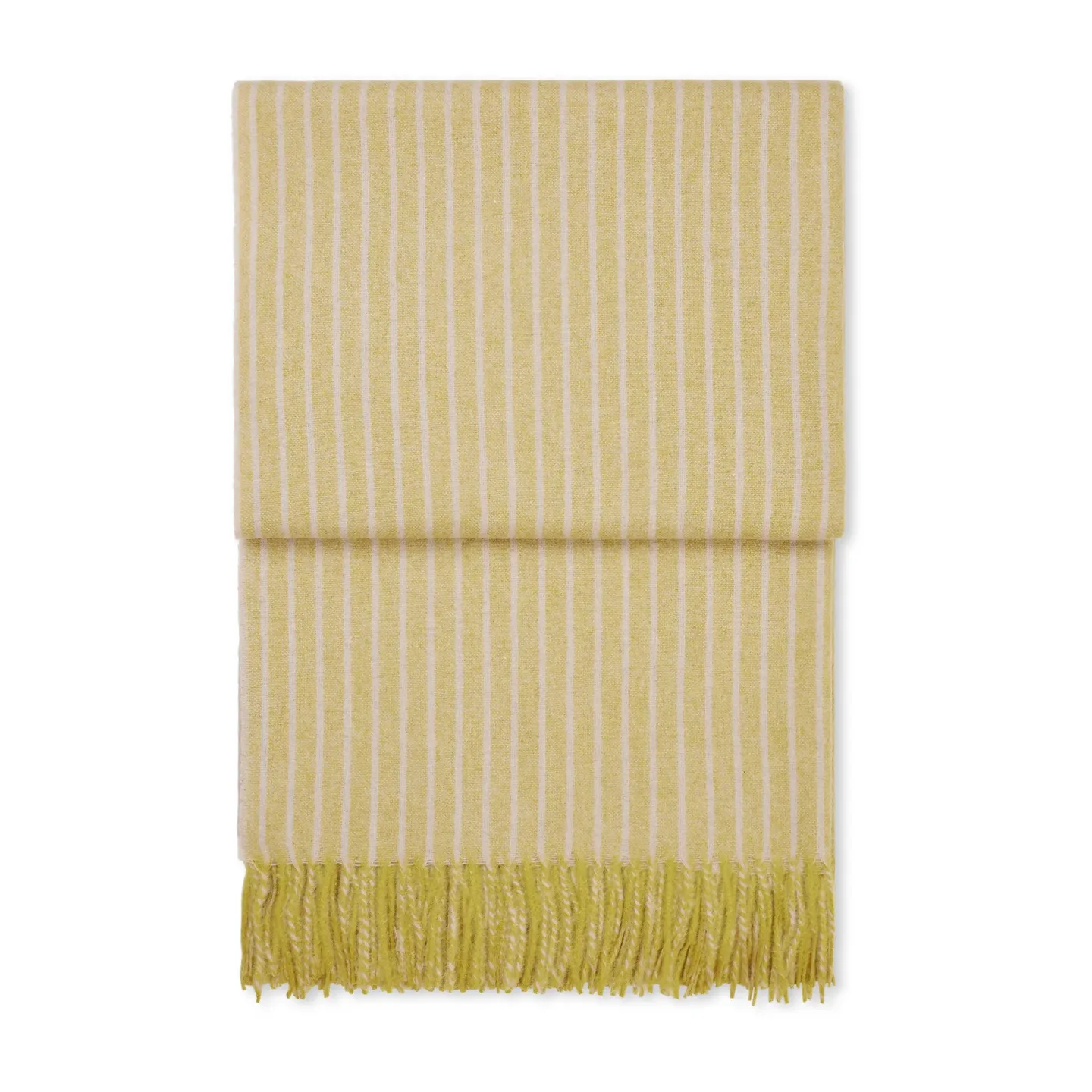 Elvang Denmark Stripes pläd 130x200 cm Light yellow