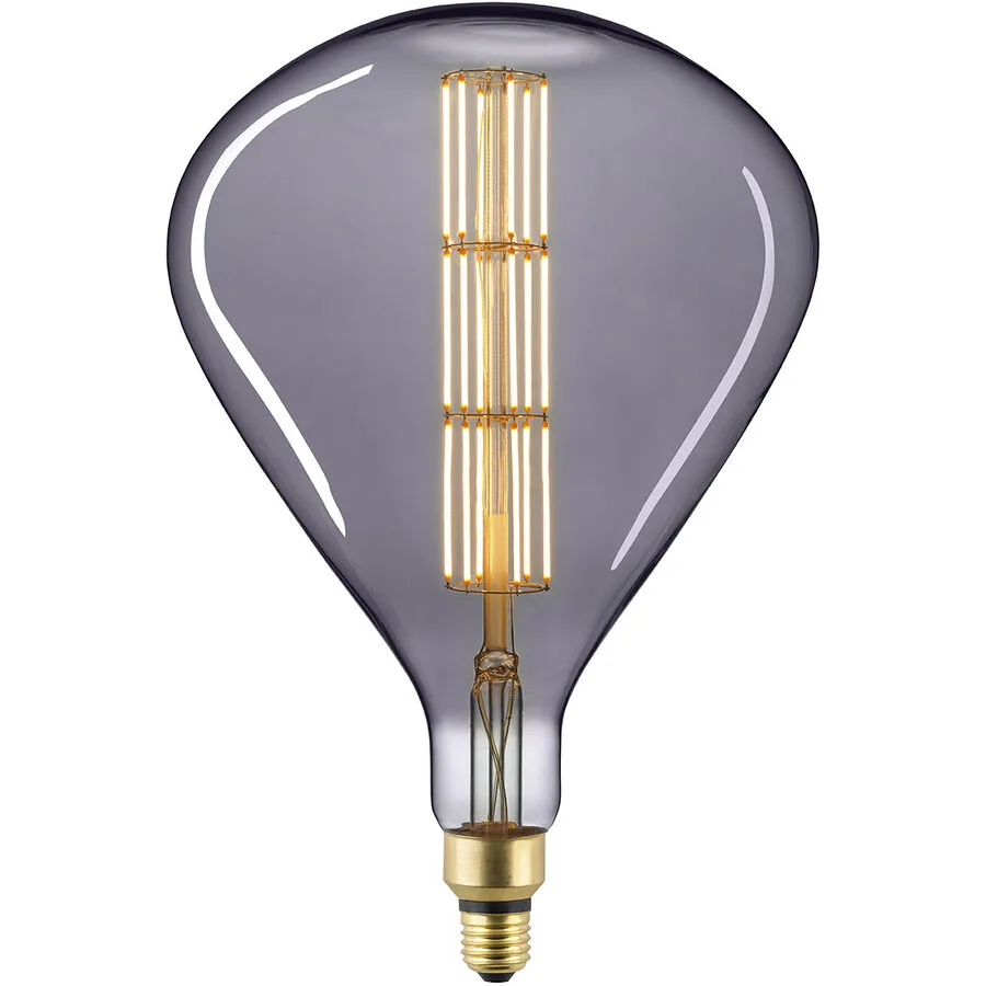Bulbs Leuchtmittel Onna Glas E27 8 W - Farbe: titan - LED - LED Leuchtmittel