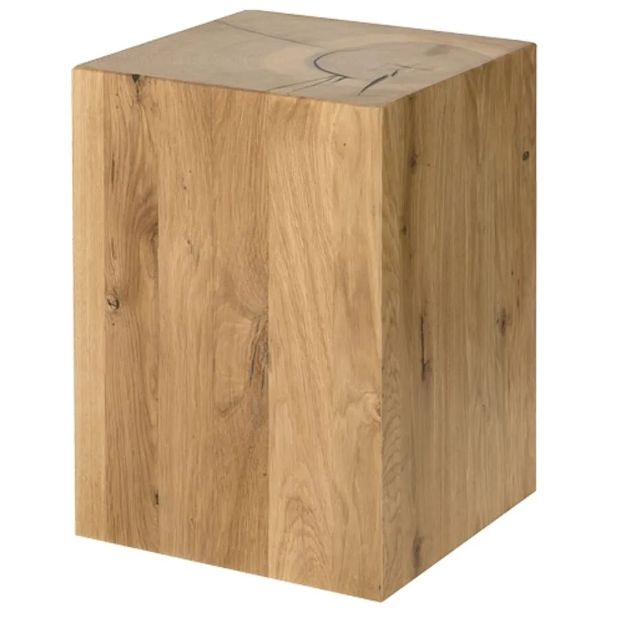 Modular Nachttisch Reto Braun Holz 32 cm - Farbe: Wildeiche