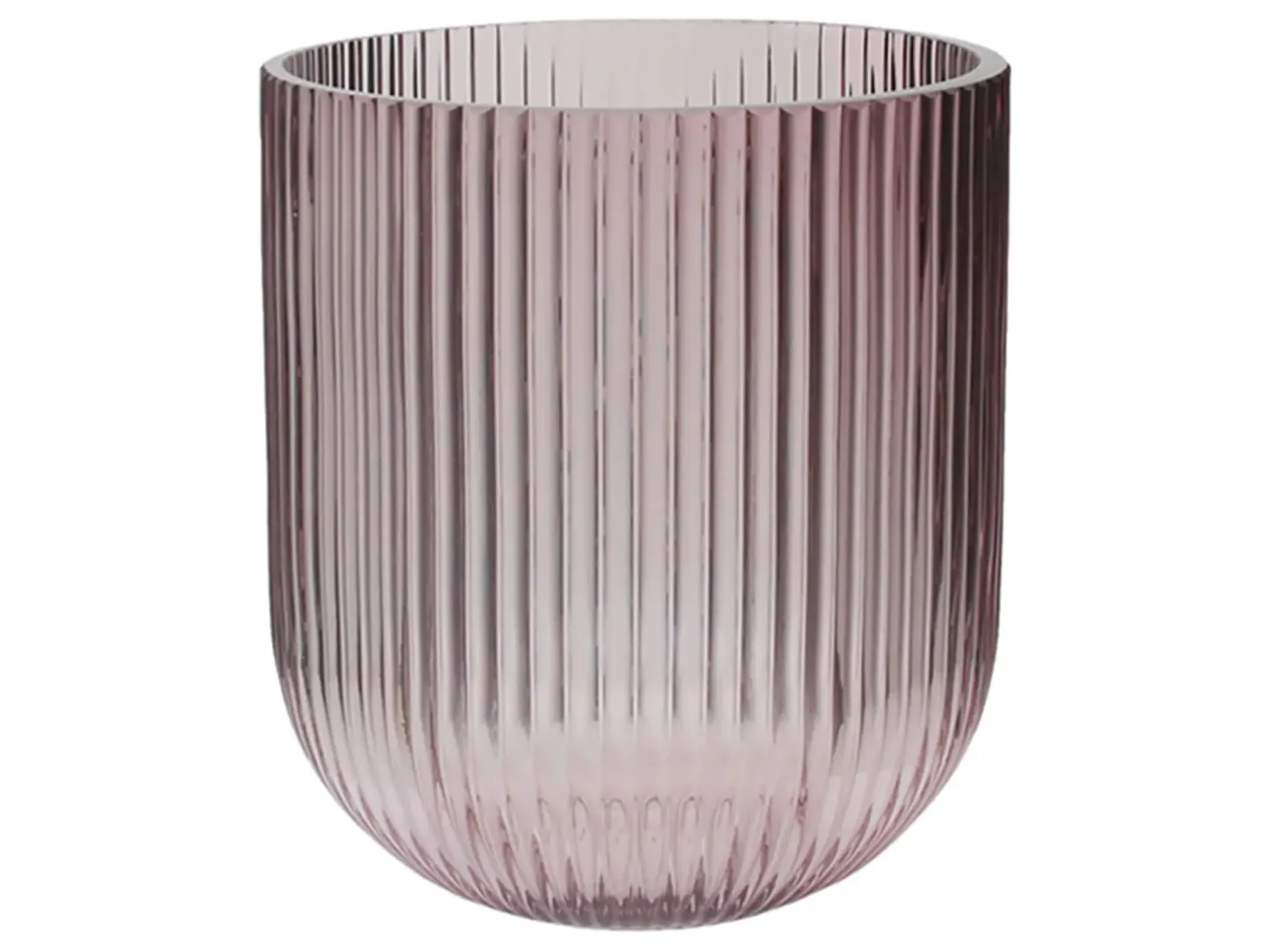 Kaheku Glasvase Struktur Rosa H: 8 cm | Schubiger Möbel