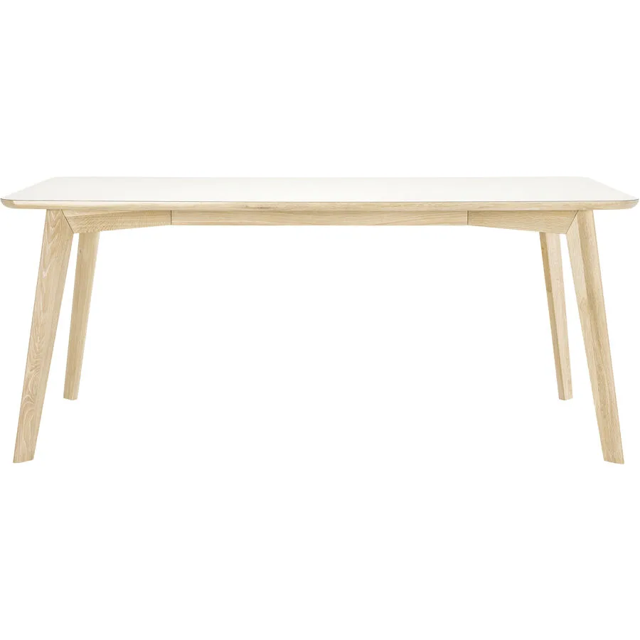 Tisch Orvietto Eiche Eiche Massivholz B 180 T 90 cm