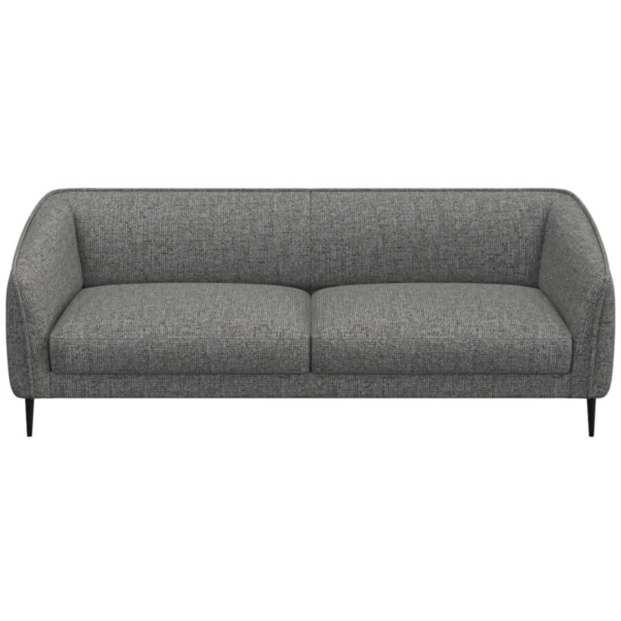 Sofa Fady Ohne Stoff flanellgrau B 217.5 T 74 cm