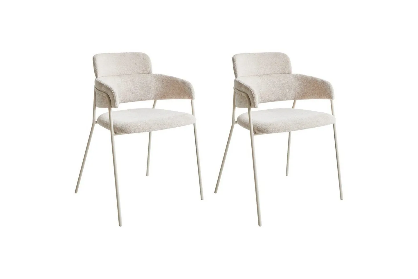 Set med 2 matstolar Paonia -
