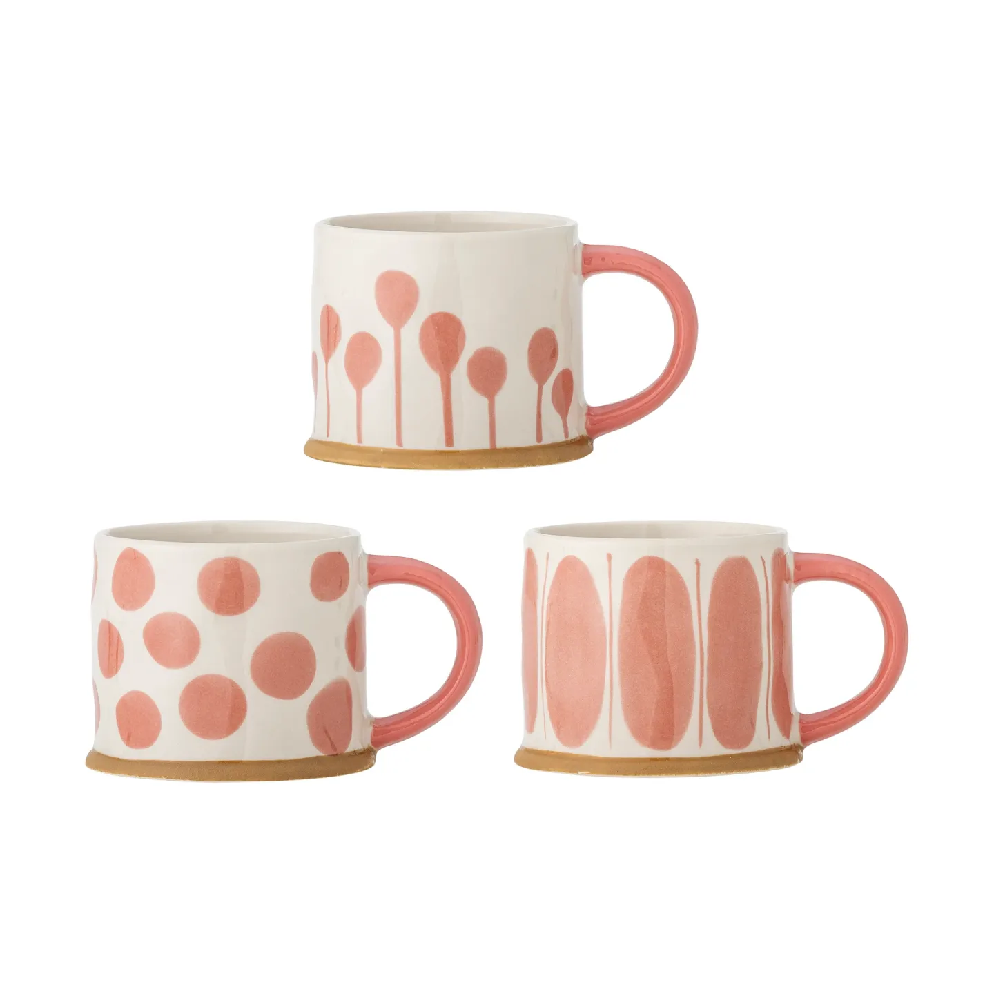 Bloomingville Linora Tasse 45 cl 3er-Pack Rose