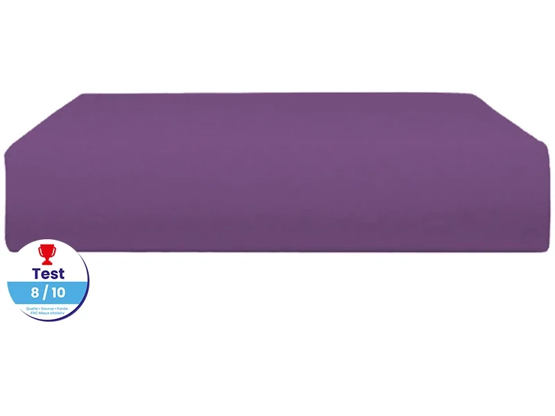 Fixleintuch DH JERSEY PEIGNE 90x200cm violett
