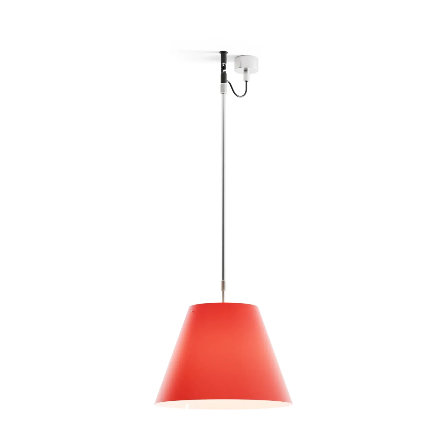 Luceplan Costanza D13 s pendel primary red