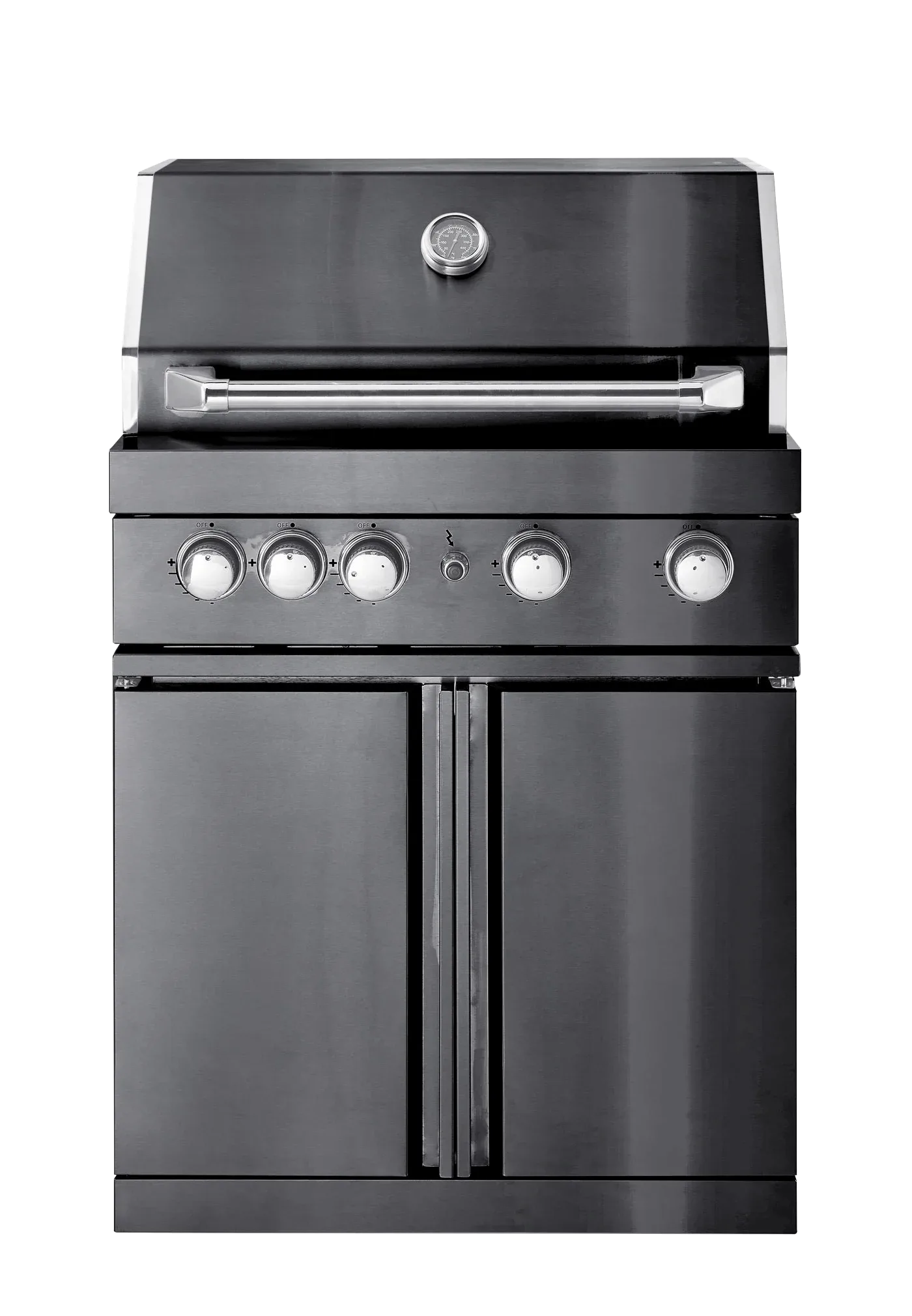 Black Collection - Freistehender Gasgrill mit 4 effizienten Brennern und Infrarotbrenner