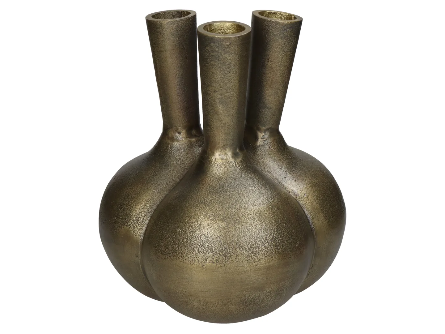 Kersten Vase Aluminium Gold H: 36 cm | Schubiger Möbel