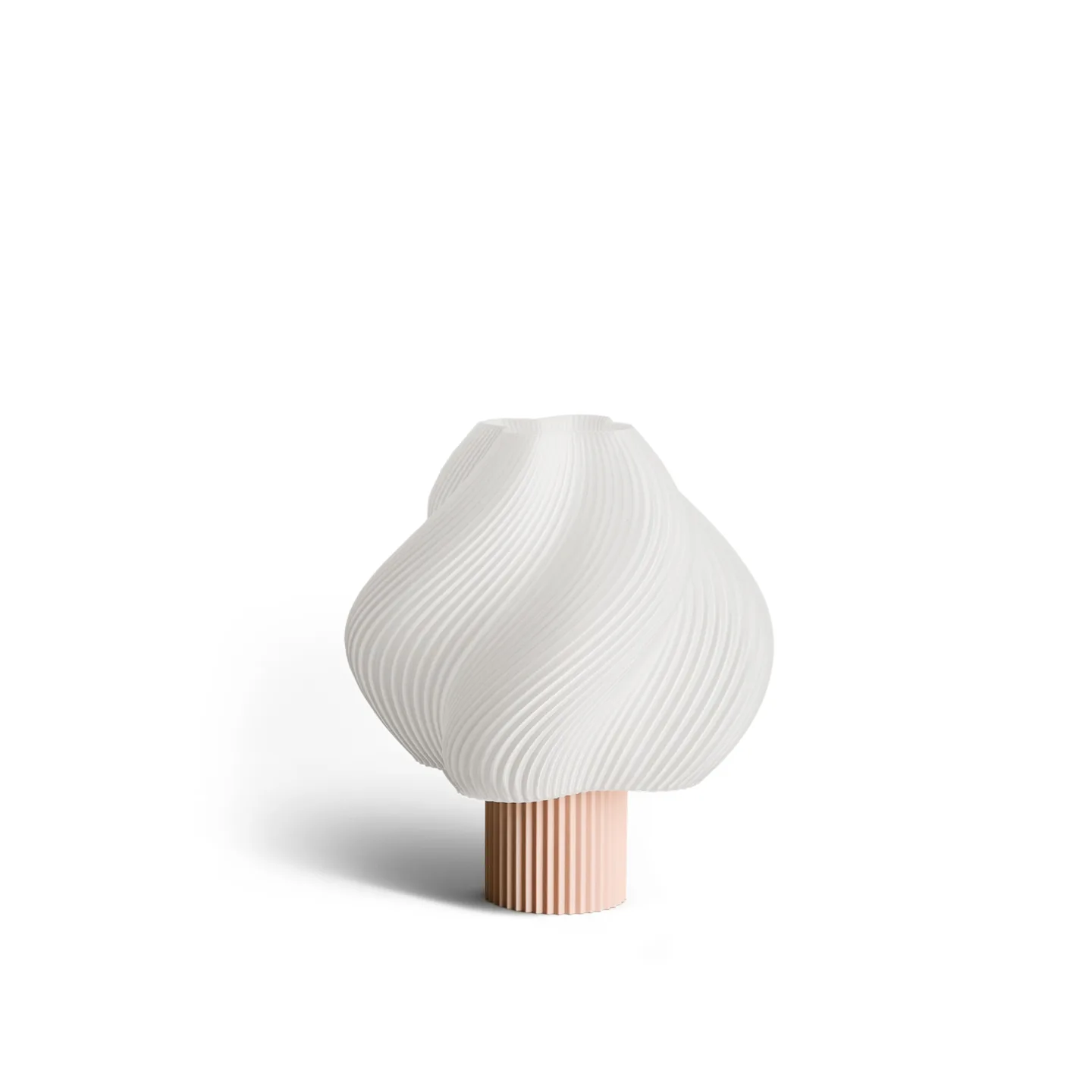 Crème Atelier - Soft Serve portabel bordslampa Wild Strawberry - Portabla lampor - Rosa - Plast
