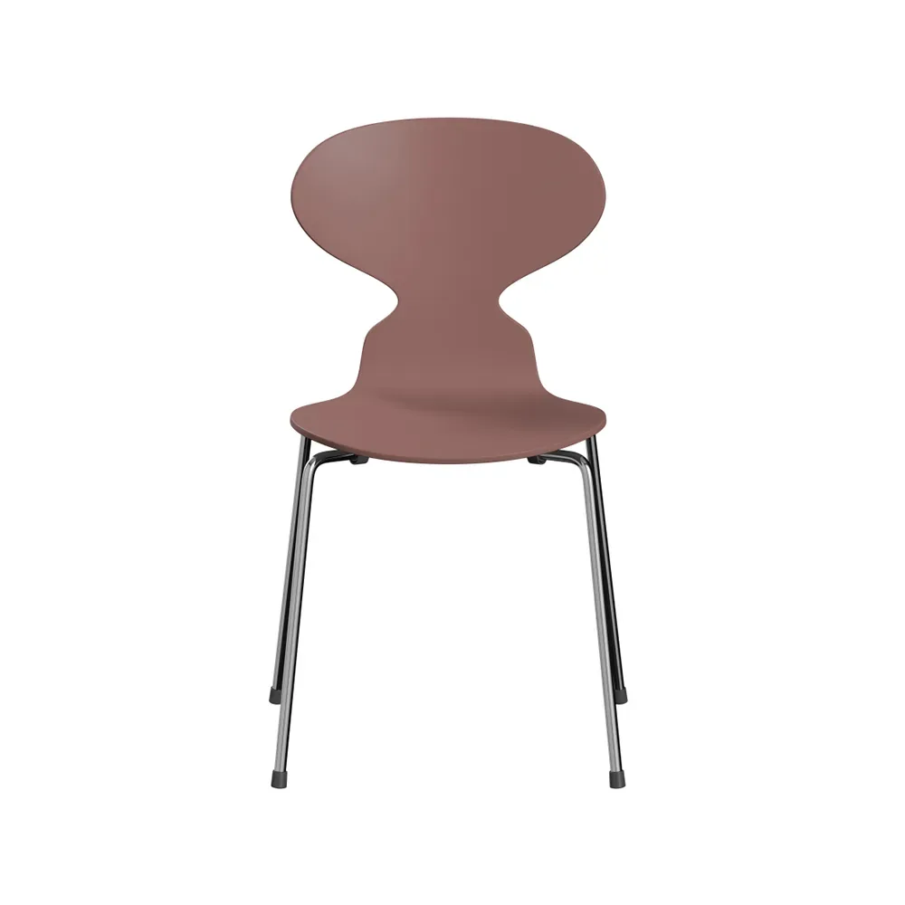 Fritz Hansen Myran 3101 stol wild rose, lackad, kromat stålstativ
