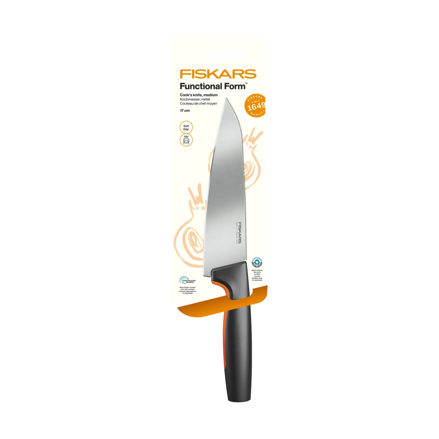 Fiskars Functional Form Kochmesser Medium, rostfreier Stahl