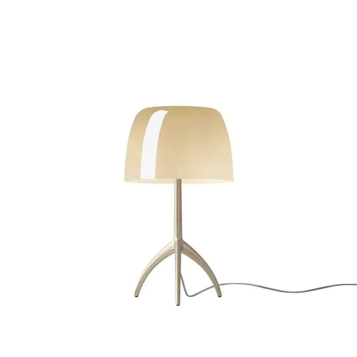 Lumiere Piccola Tischleuchte, gold, 35 cm, E14 - Foscarini - Wohnzimmer - Aluminium