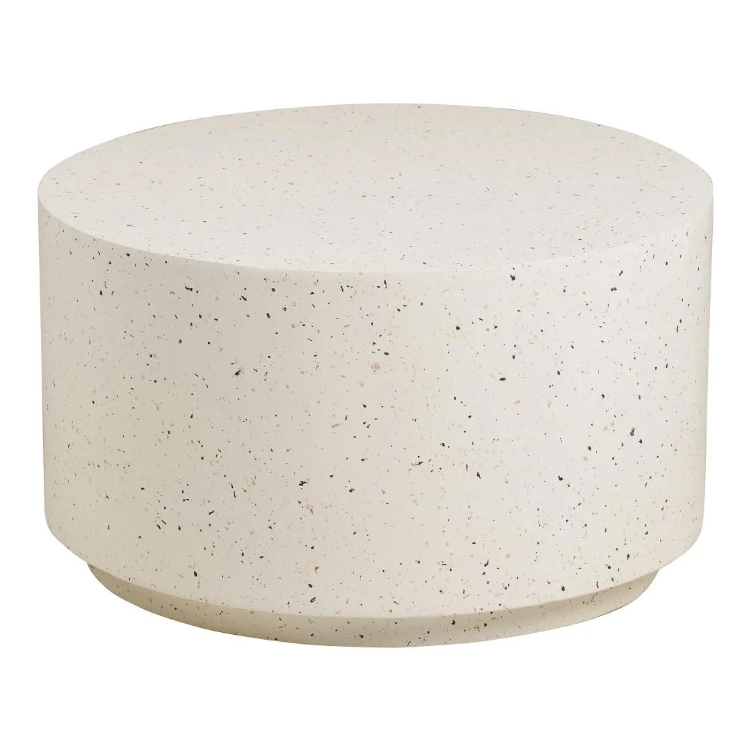 Ronja Garten Sofatisch Ø70cm Off White.