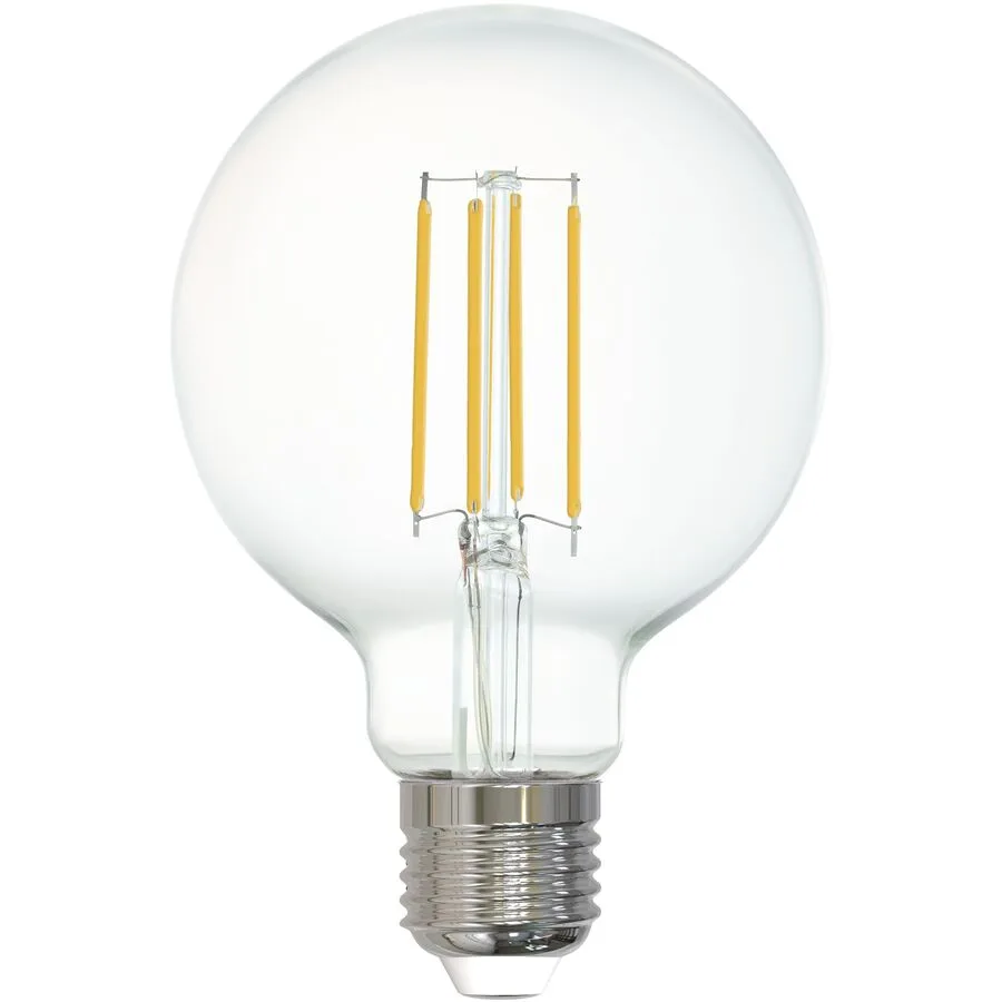 Eglo Leuchtmittel LEDE27 Glas E27 6 W - Farbe: Transparent - LED - Lichtfarbe: Extra warmweiss - LED Leuchtmittel