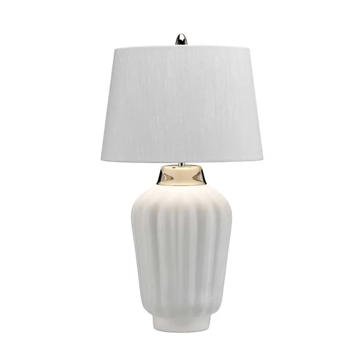 Elstead Lighting - Bexley 56cm - Bordslampa - Vit
