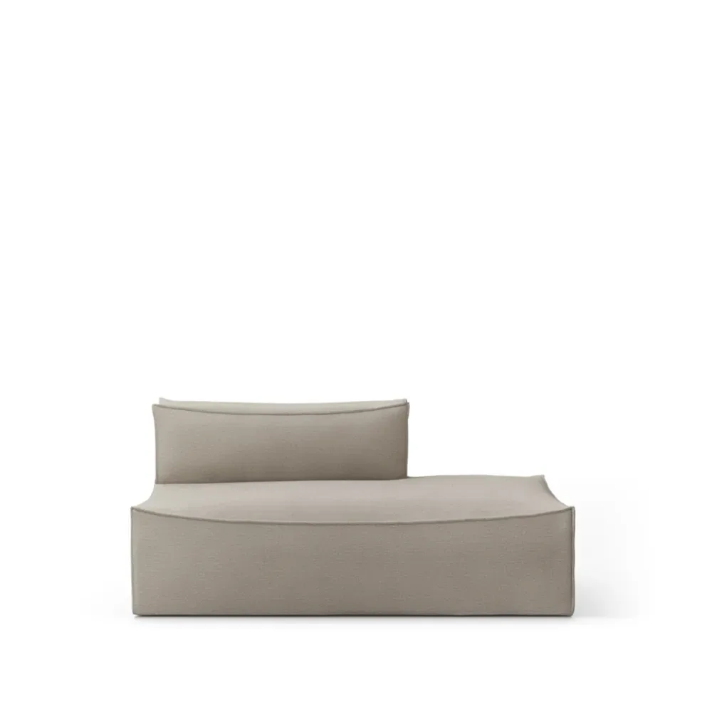 Ferm Living Catena Modulsofa Stoff cotton linen natural, open end r 301