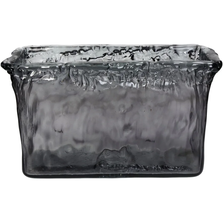 Vase Myko Grau Glas 20 cm