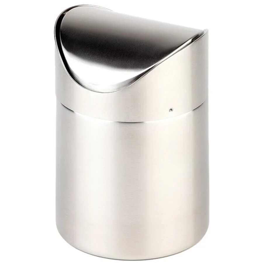 Abfalleimer Aps Grau Edelstahl 17 cm 1.2 l